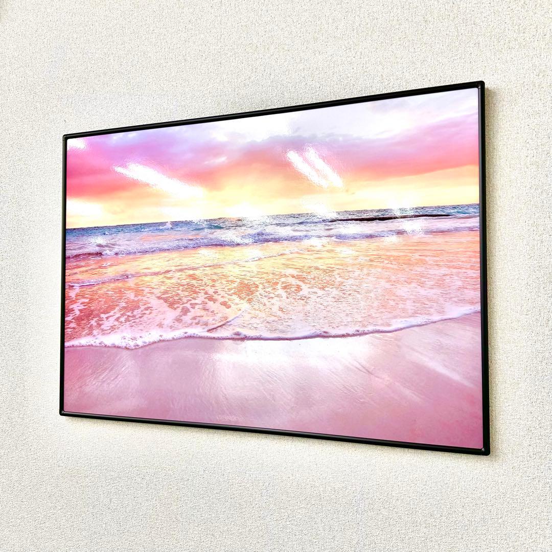 大特価！A1サイズ　送料無料　輝くインテリアパネル　1点　フレームセット