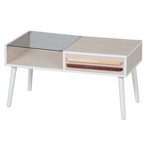 《新品・送料無料》リビングテーブル オスロ ホワイトウォッシュ