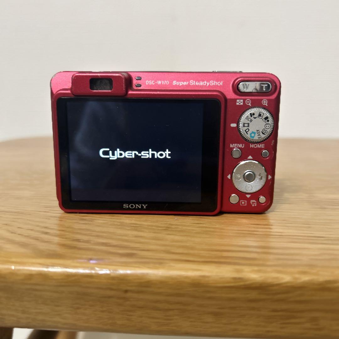 SONY Cyber-shot W170 レッド デジタルカメラ　希少カラー