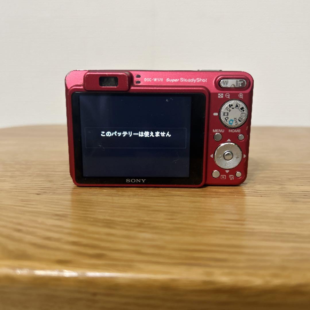 SONY Cyber-shot W170 レッド デジタルカメラ　希少カラー