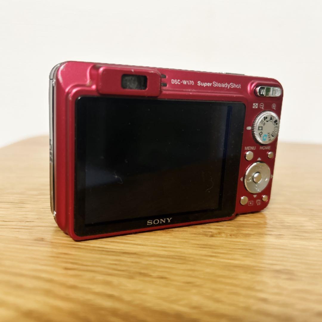 SONY Cyber-shot W170 レッド デジタルカメラ　希少カラー