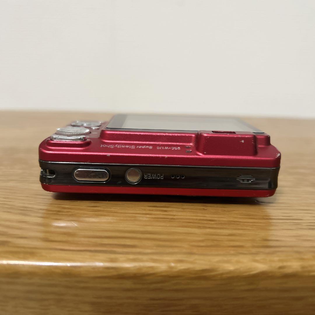 SONY Cyber-shot W170 レッド デジタルカメラ　希少カラー
