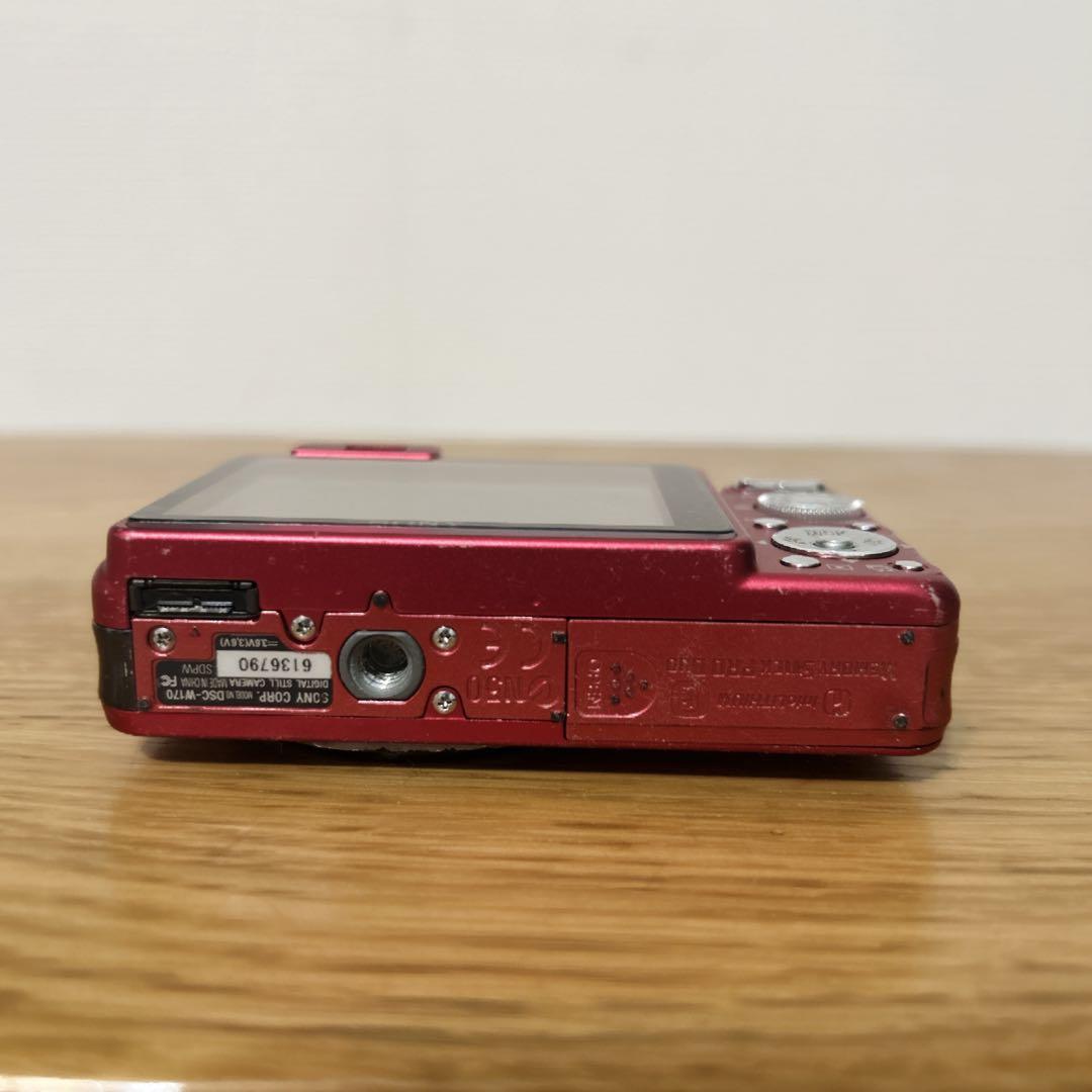 SONY Cyber-shot W170 レッド デジタルカメラ　希少カラー