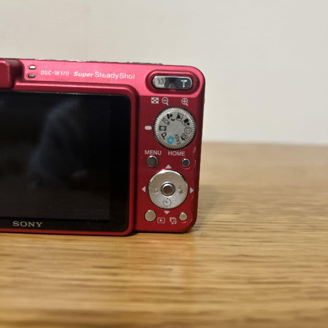 SONY Cyber-shot W170 レッド デジタルカメラ　希少カラー