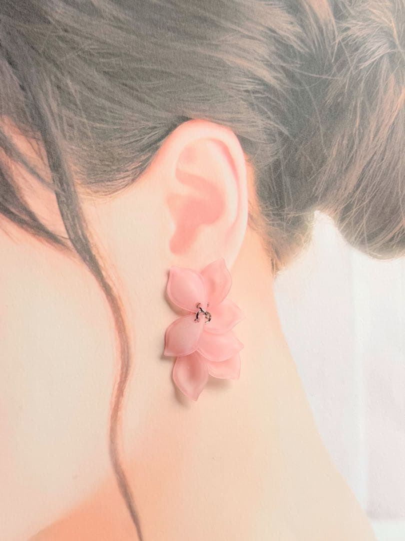 No.3963 桜吹雪ピアス/イヤリング