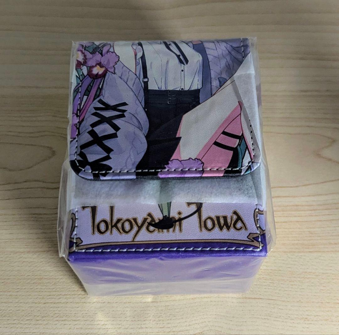 混沌の女神様　ホロライブ　合皮デッキケース　ミュシャ風　常闇トワ