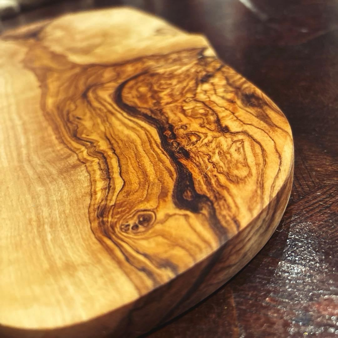 【AfricanSquare】オリーブナチュラルカッティングボードLL NO.6