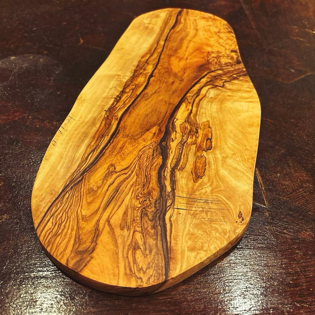 【AfricanSquare】オリーブナチュラルカッティングボードLL NO.6