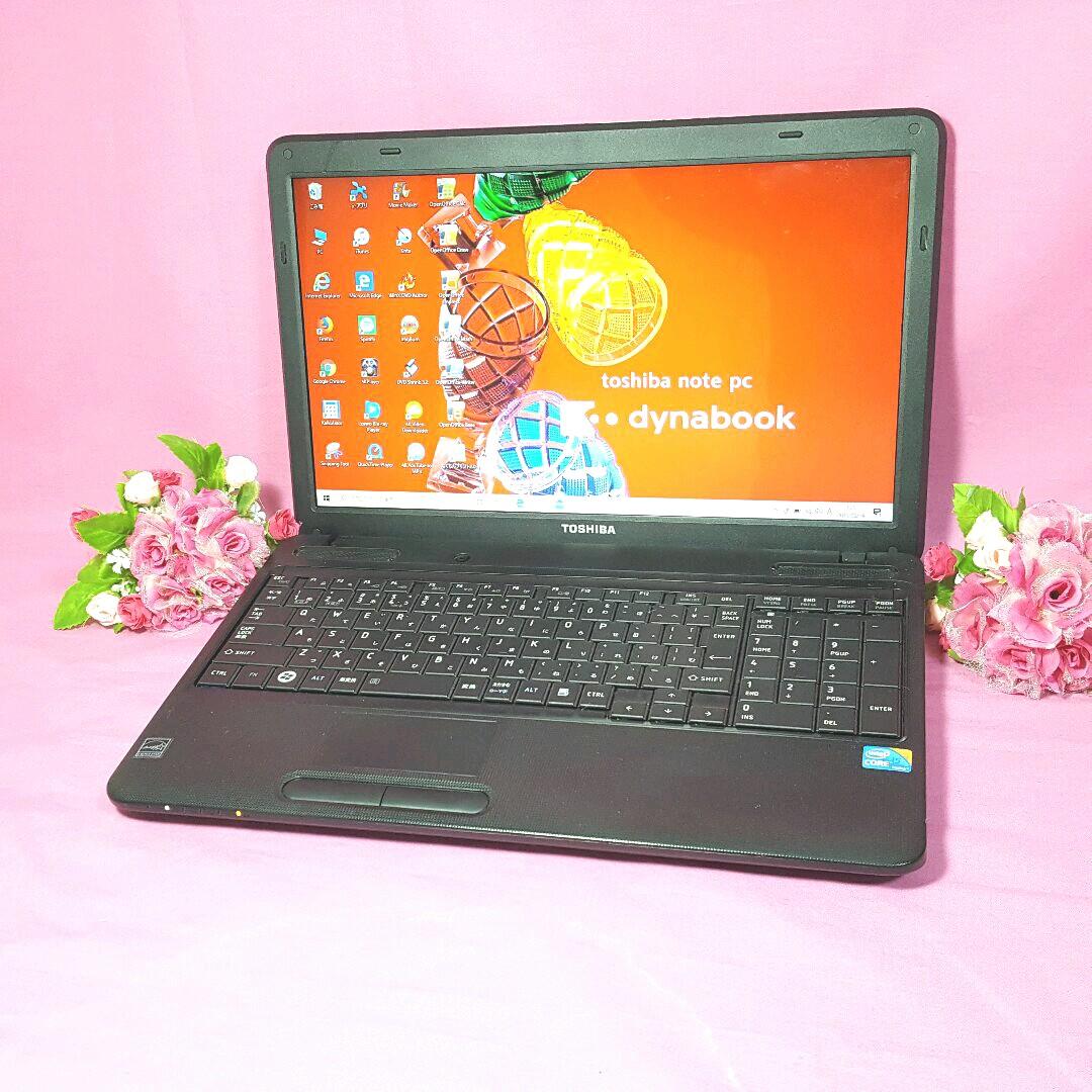 東芝/最新Win10/大容量500GB/オフィス♪動画編集&画像編集/テンキ