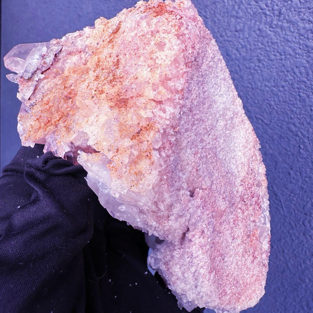 爆レア❗️浄化❗️超綺麗♡超強いパワー ピンク ヒマラヤ クラスター天然石A1565