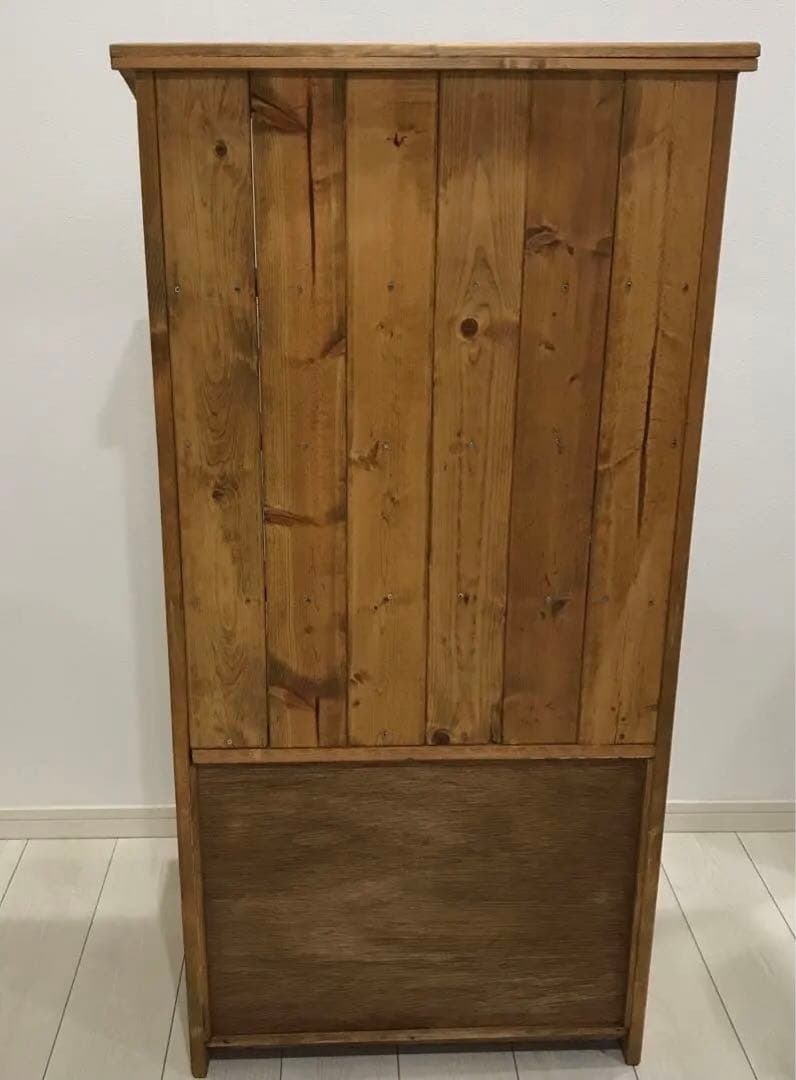 シンプル棚付き机　手作り　オーダー品　最終価格！