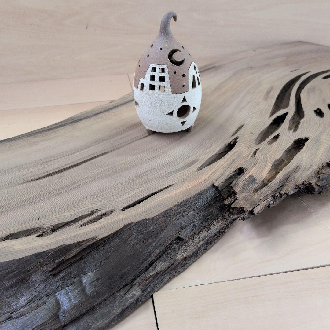 神代杉の飾り台　花台　自然木　無塗装