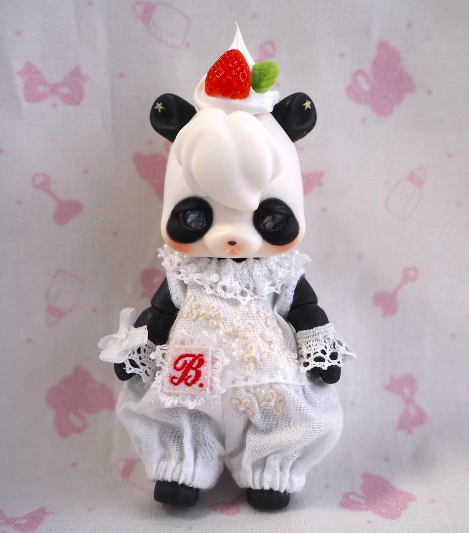 ち*ぎ様 白刺しゅうロンパースセット cocoriang kumukuku