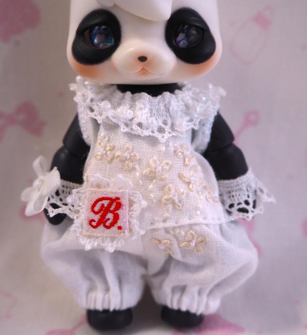 ち*ぎ様 白刺しゅうロンパースセット cocoriang kumukuku