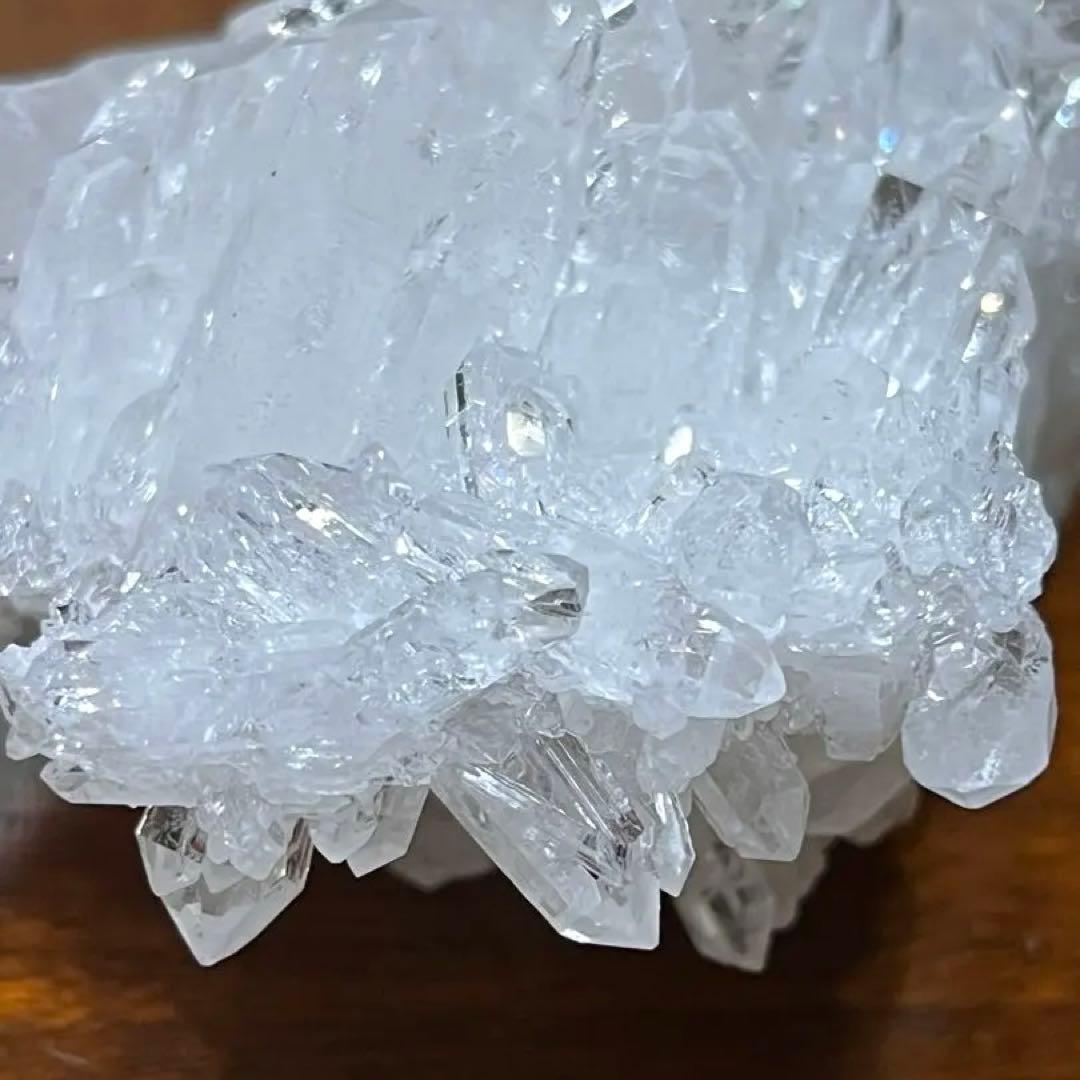 【高品質】水晶クラスター原石　720g 高透明でキラキラ✨綺麗！　天然石