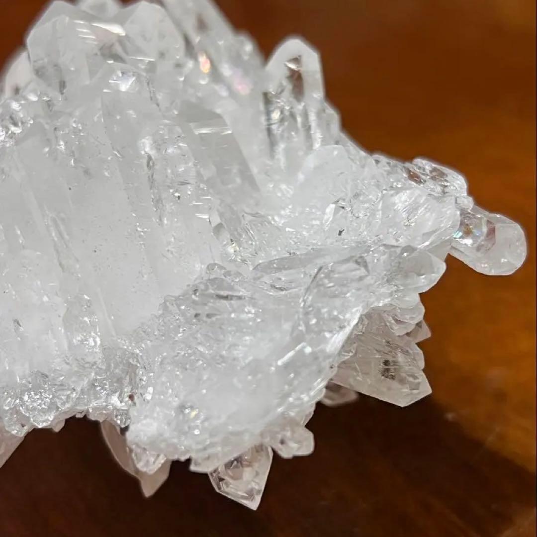 【高品質】水晶クラスター原石　720g 高透明でキラキラ✨綺麗！　天然石