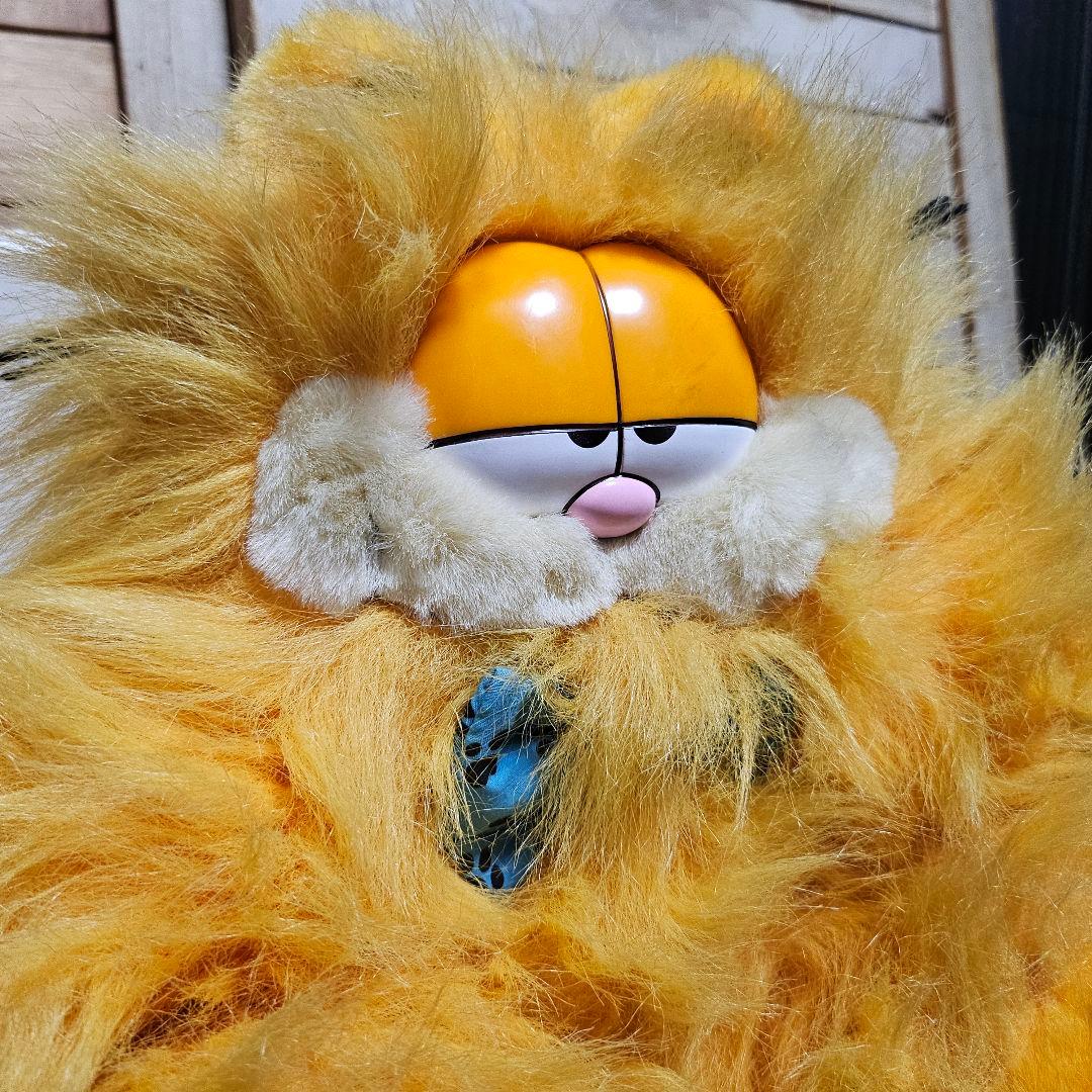 70年代　ガーフィールド　毛むくじゃら　ぬいぐるみ ヴィンテージ レトロ 希少