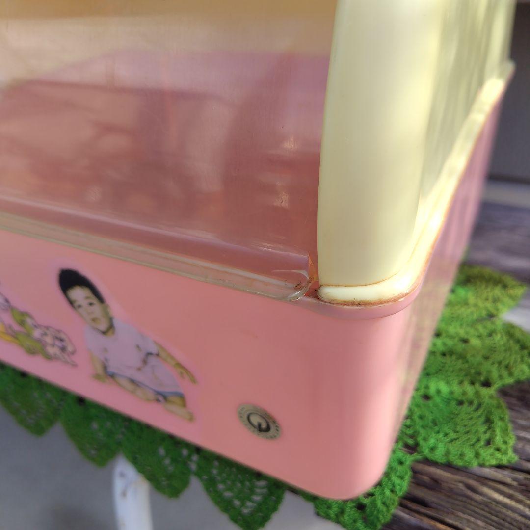 当時物 昭和レトロ ベビー用品 フードストッカー パンケース 収納 調味料入れ