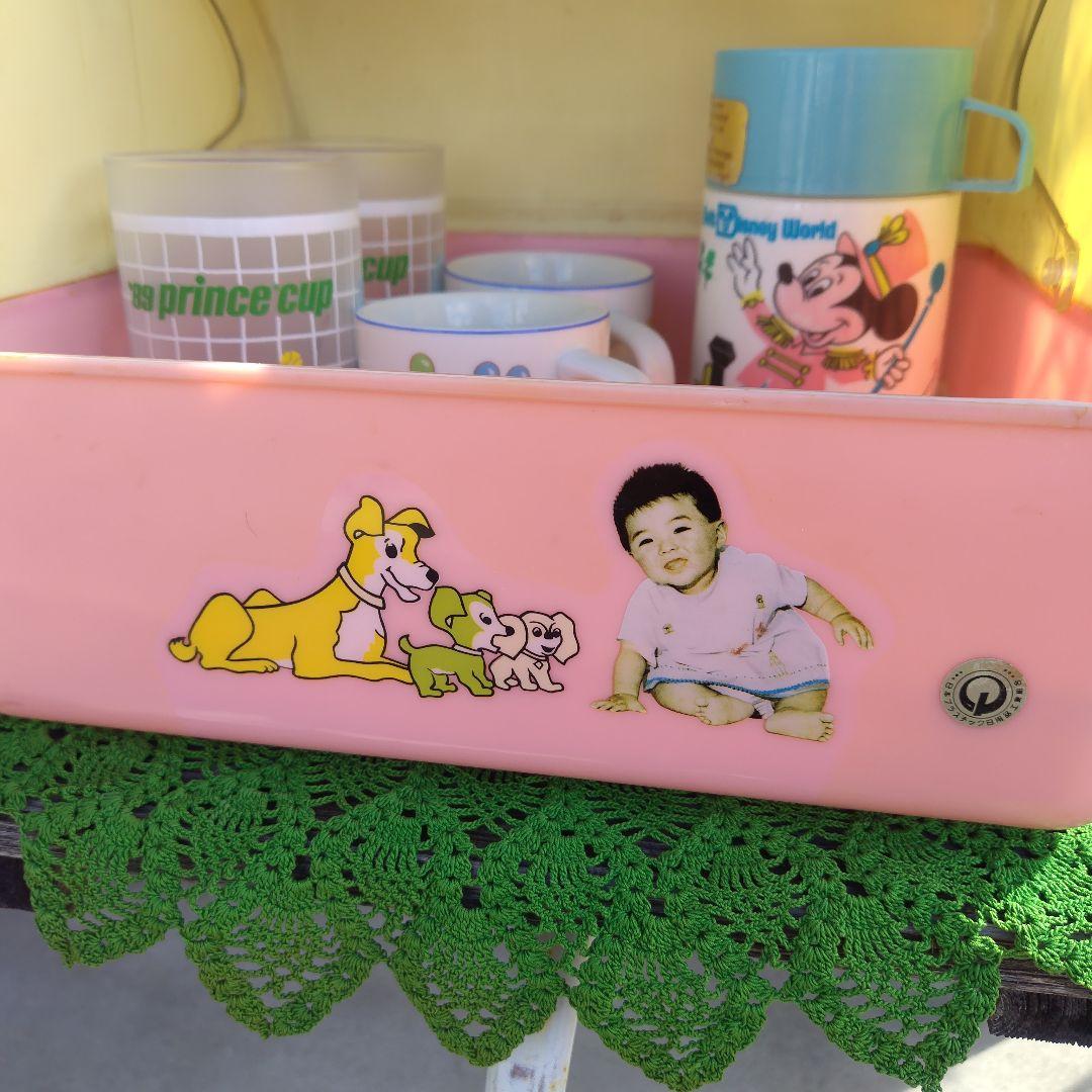 当時物 昭和レトロ ベビー用品 フードストッカー パンケース 収納 調味料入れ
