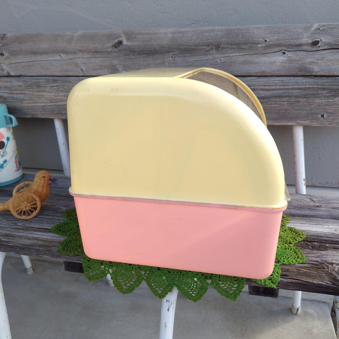 当時物 昭和レトロ ベビー用品 フードストッカー パンケース 収納 調味料入れ