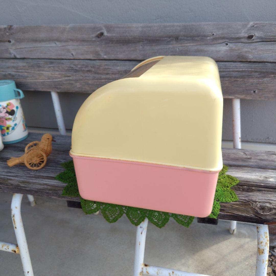 当時物 昭和レトロ ベビー用品 フードストッカー パンケース 収納 調味料入れ