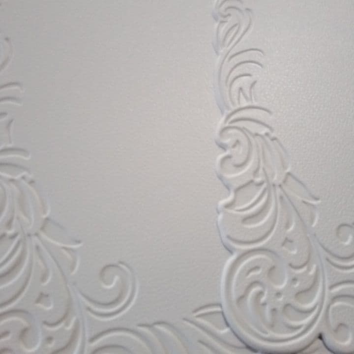 クリーム色ランチョンマット　2枚組トールペイント