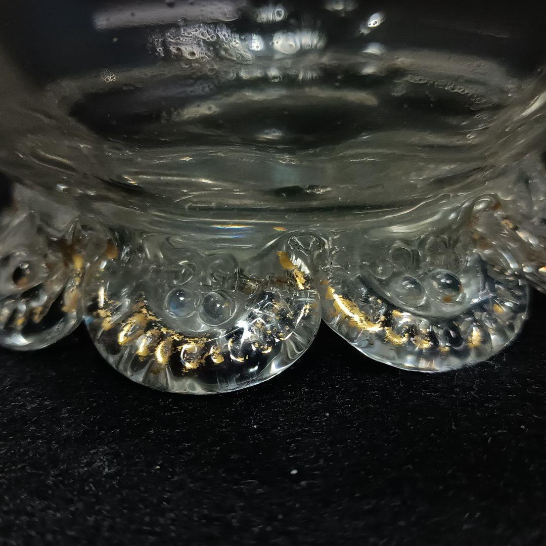 【希少】オールドバカラ 金彩 花瓶 フラワーベース