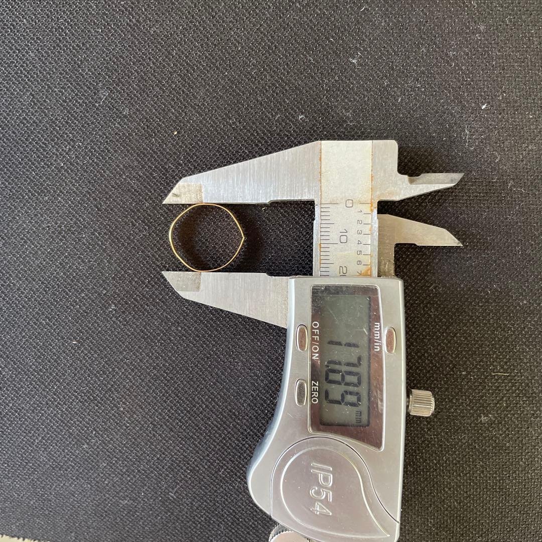 ⭐*︎様 ジャンク 古い18金 シンプルリング ゴールド 15号