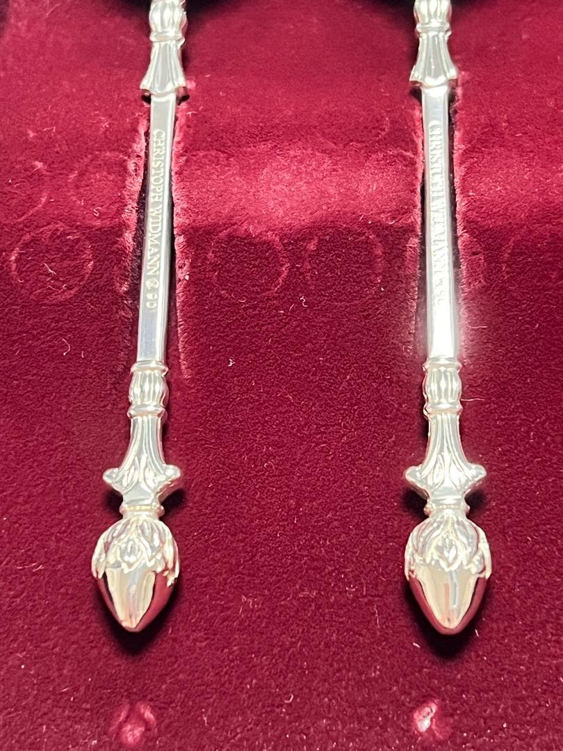 美品 クリストフウィドマン デコラクラシック ティースプーン ペストリーフォーク