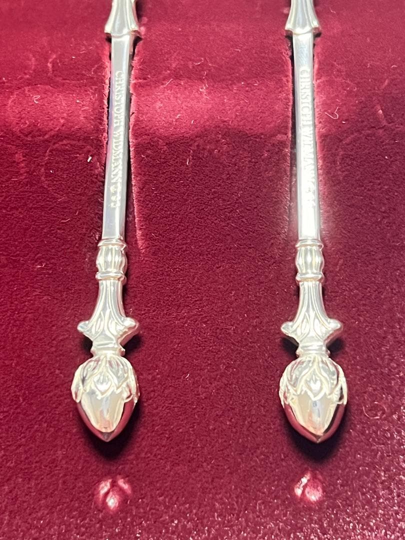 美品 クリストフウィドマン デコラクラシック ティースプーン ペストリーフォーク