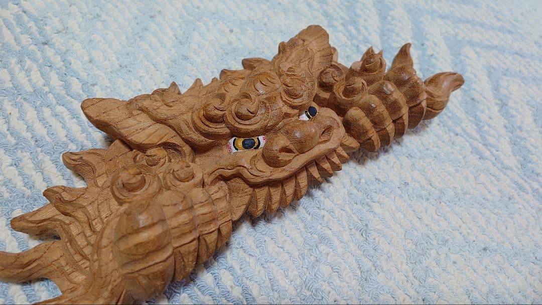 木製　だんじり　獅噛み　彫刻