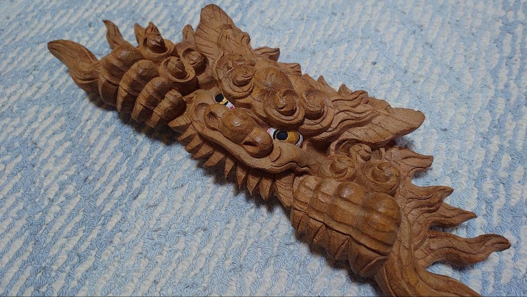 木製　だんじり　獅噛み　彫刻