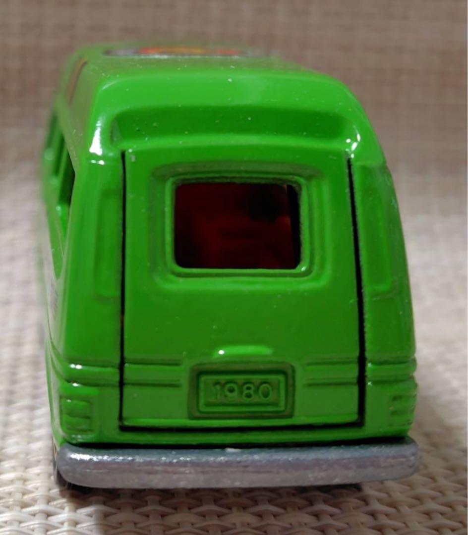 トミカ黒箱3-3 日産キャラバン 阪神タイガース優勝号 日本製 当時物