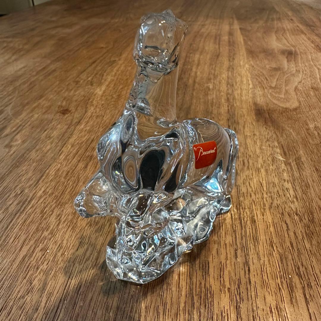 Baccarat （バカラ）馬クリスタル置物（箱なし）