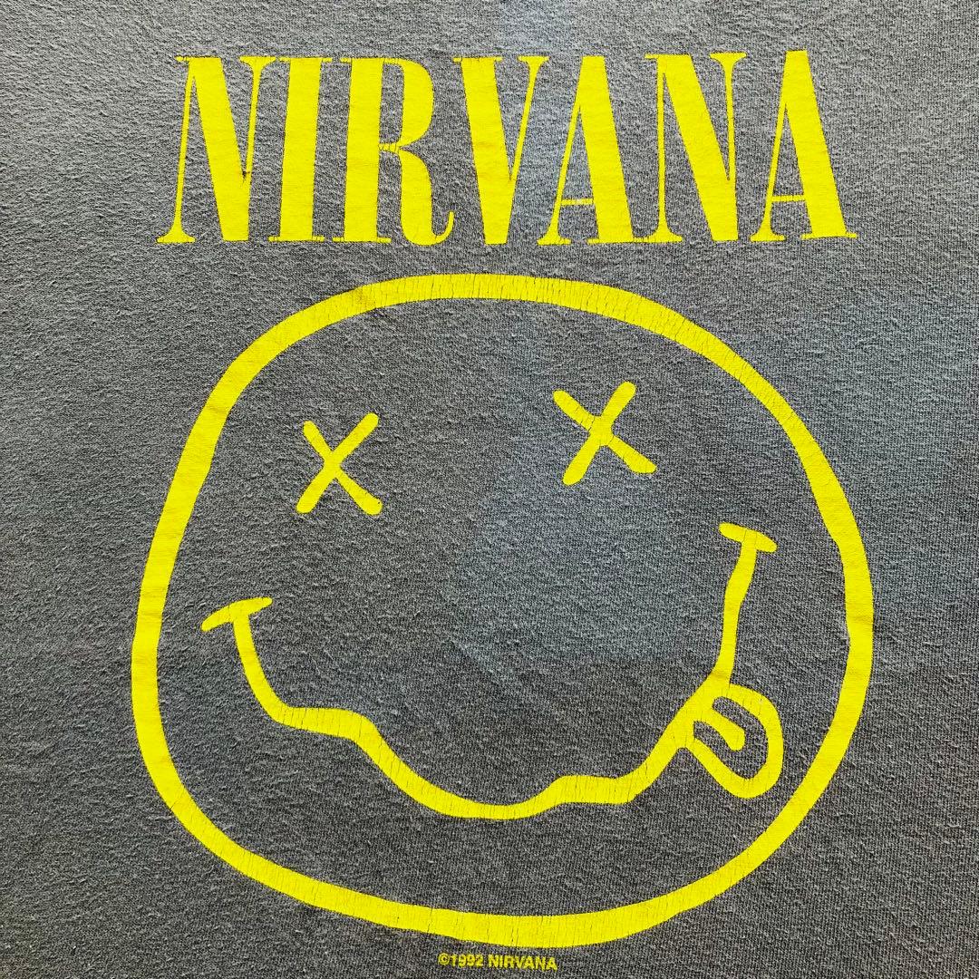 【激レア！】Nirvana 1992 ニルバーナ Tシャツ グレー　ドミニカ製