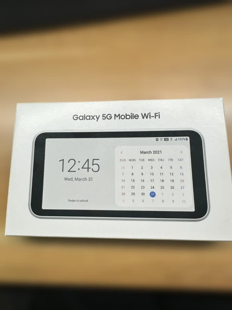新品未開封　Galaxy 5G Mobile Wi-Fi SCR01 ホワイト
