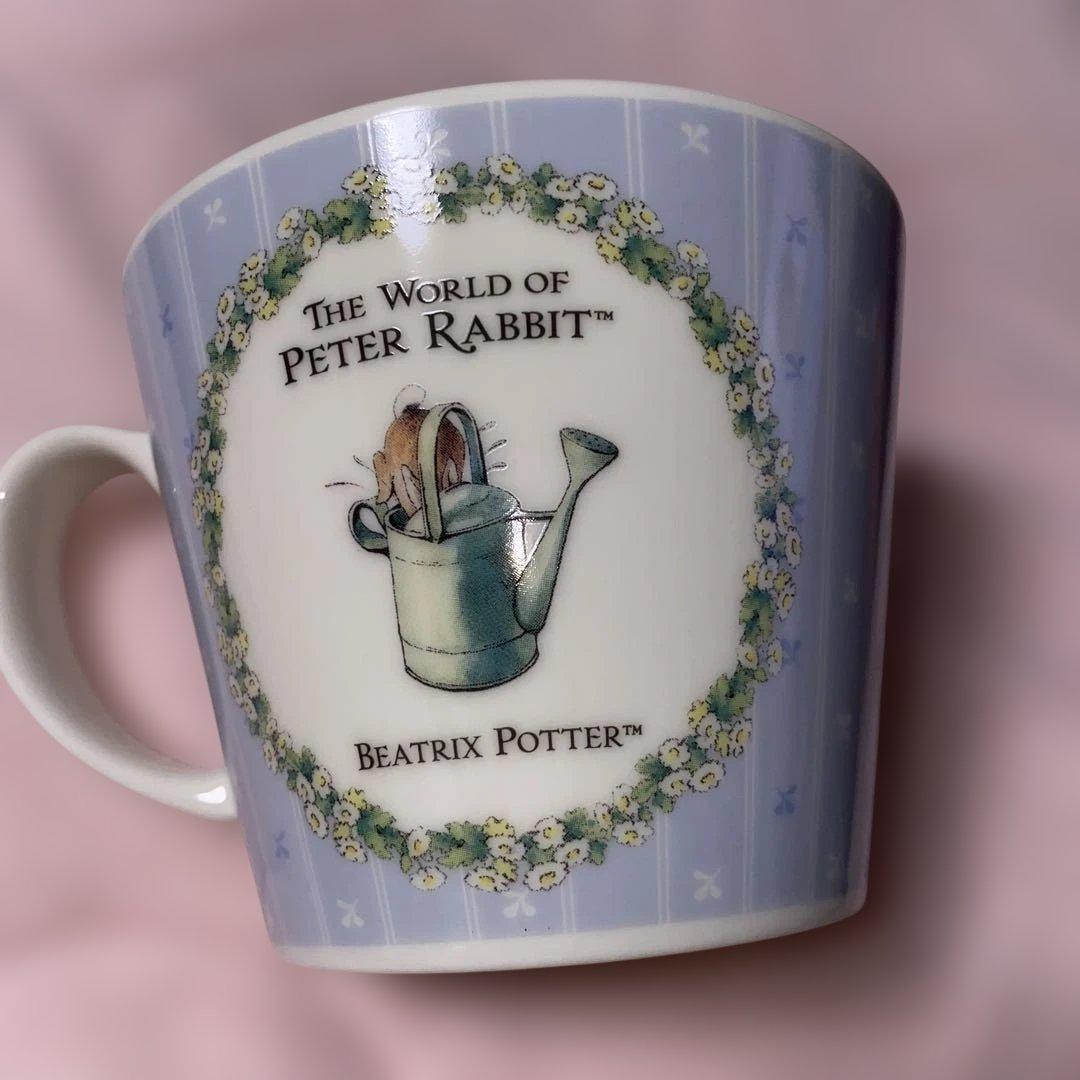 【新品•未使用】ピーターラビット スープカップ 水色