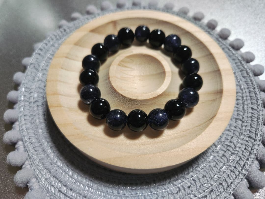 ビーズブレスレット【Mutual loveシリーズ(Black&Red他)】