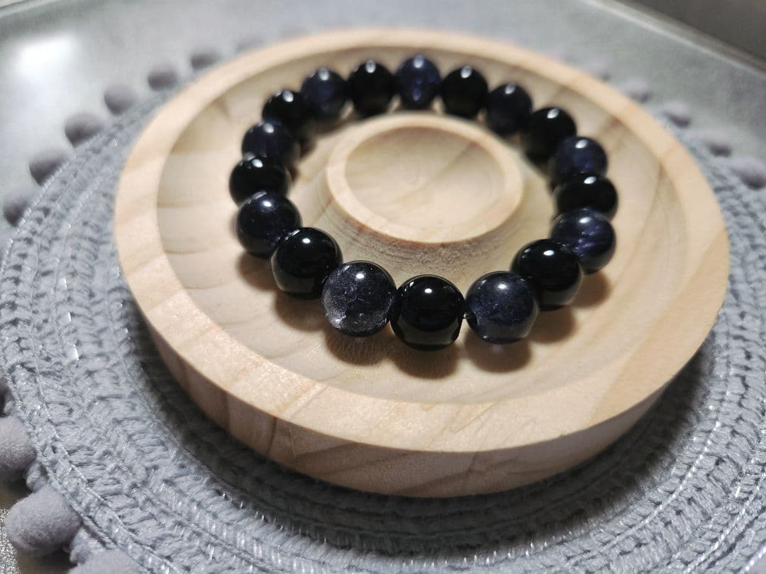 ビーズブレスレット【Mutual loveシリーズ(Black&Red他)】