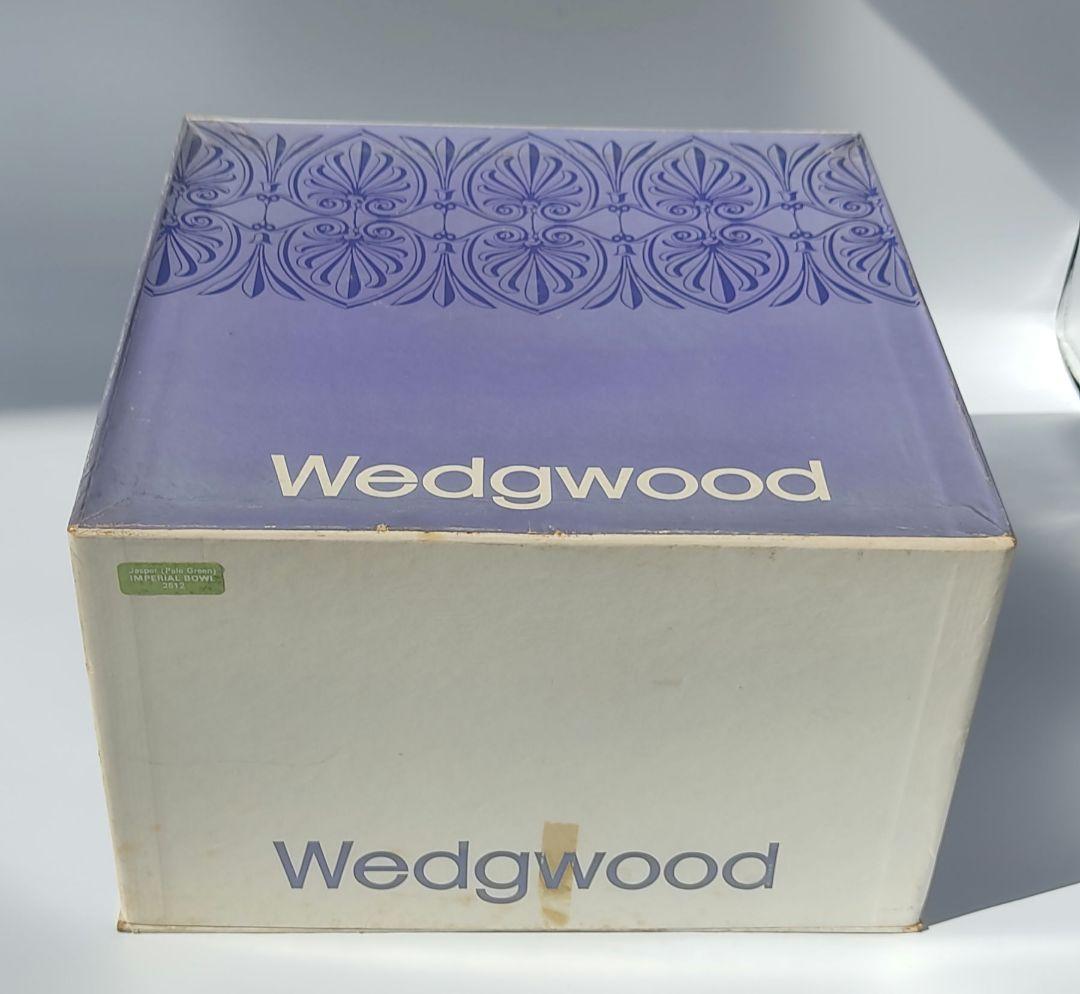【未使用】英国ジャスパーウェアのペールグリーンのコンポート