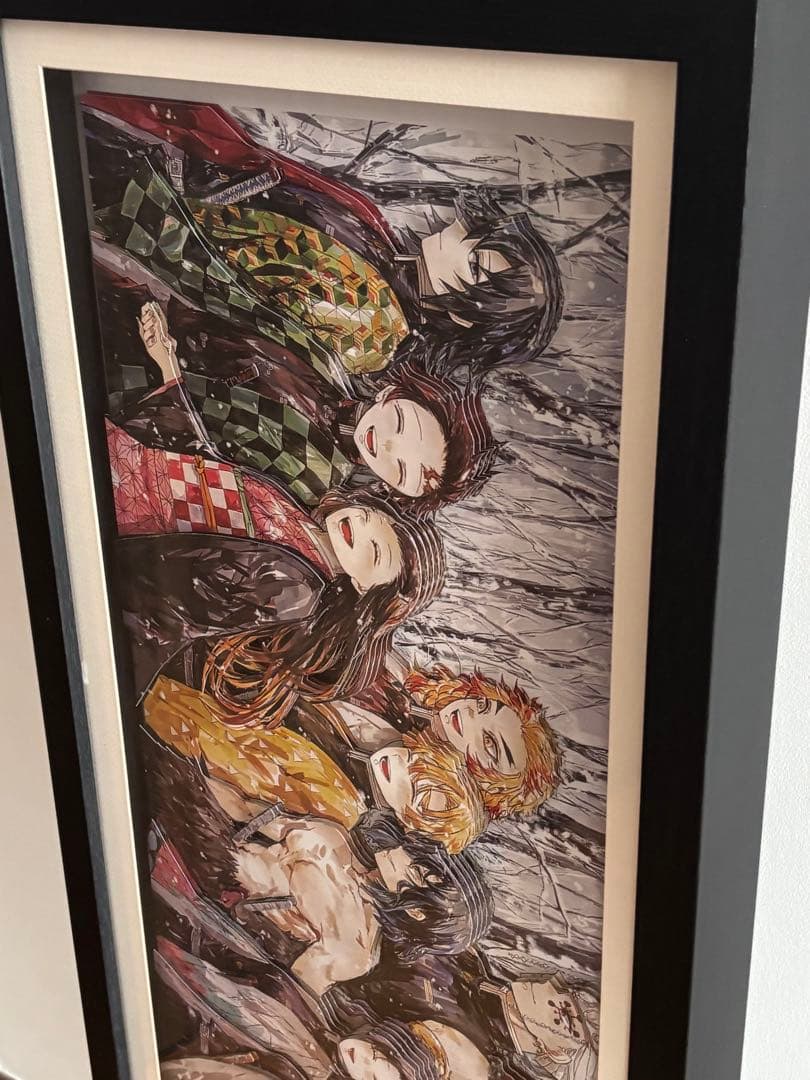 鬼滅の刃　立体飾り絵　フレーム付き