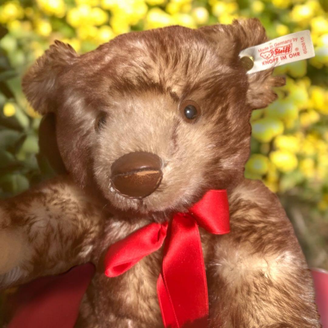 ゲール シュタイフハーモニーテディベア グロウラー内蔵 箱 証明書付き