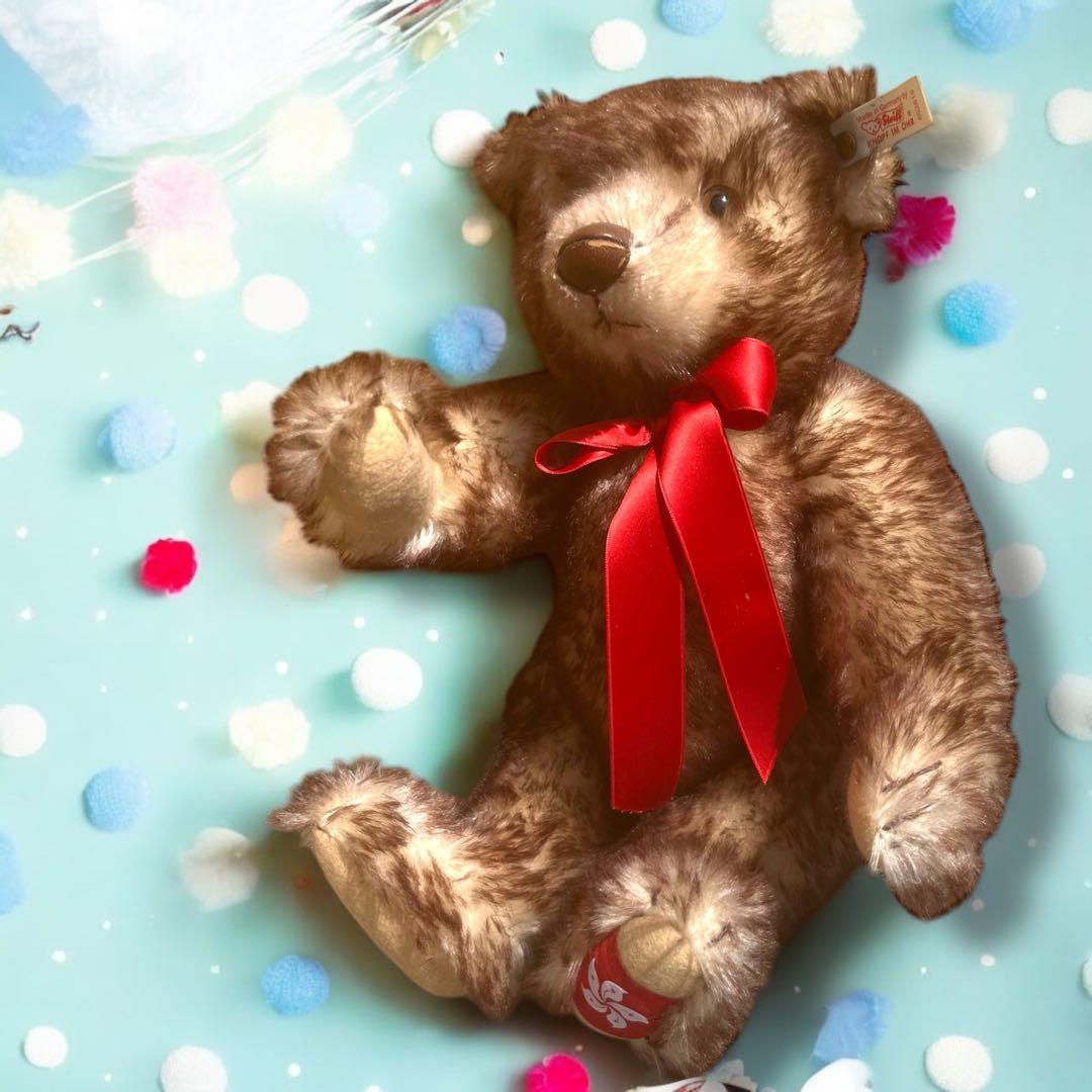 ゲール シュタイフハーモニーテディベア グロウラー内蔵 箱 証明書付き