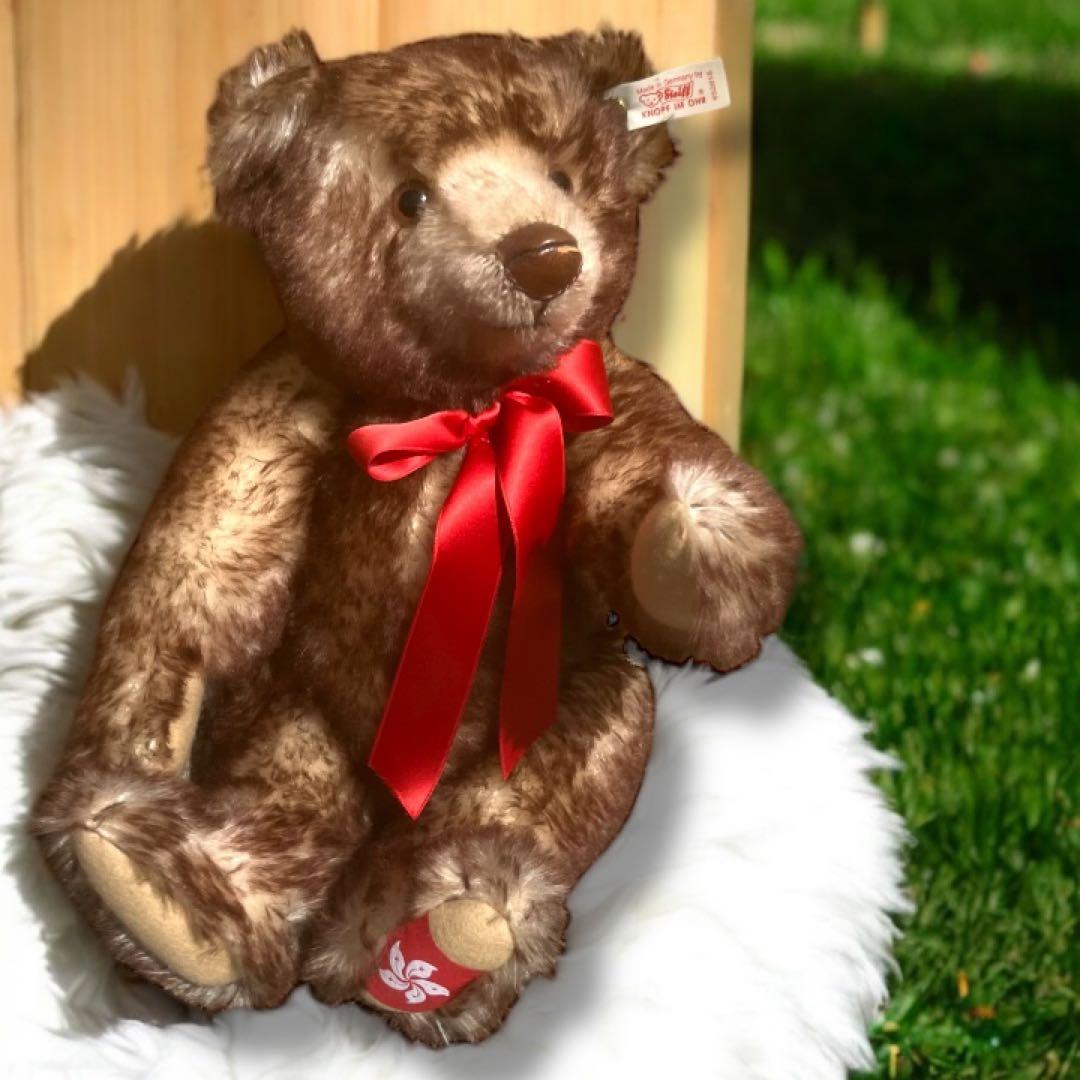 ゲール シュタイフハーモニーテディベア グロウラー内蔵 箱 証明書付き