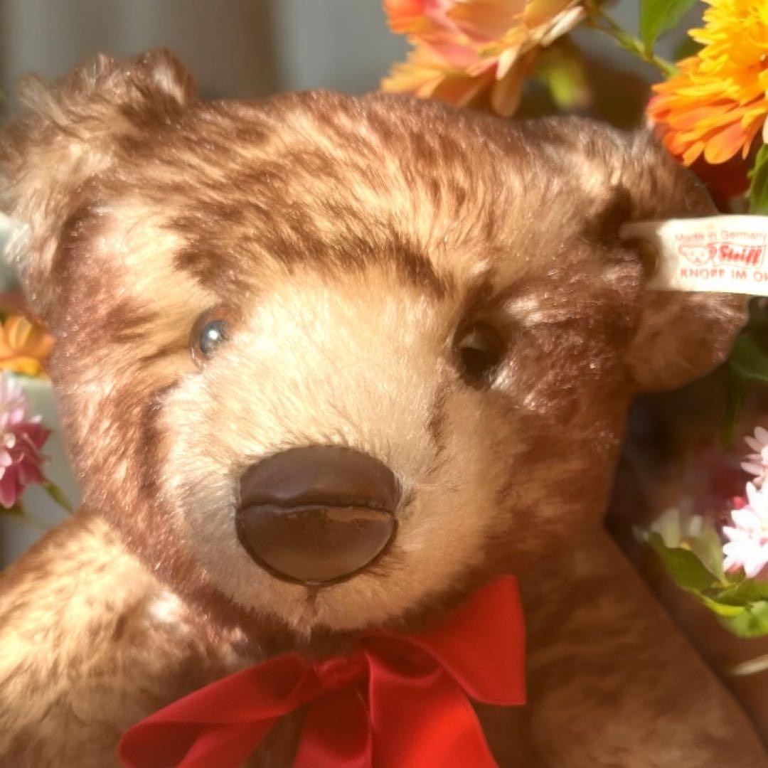 ゲール シュタイフハーモニーテディベア グロウラー内蔵 箱 証明書付き