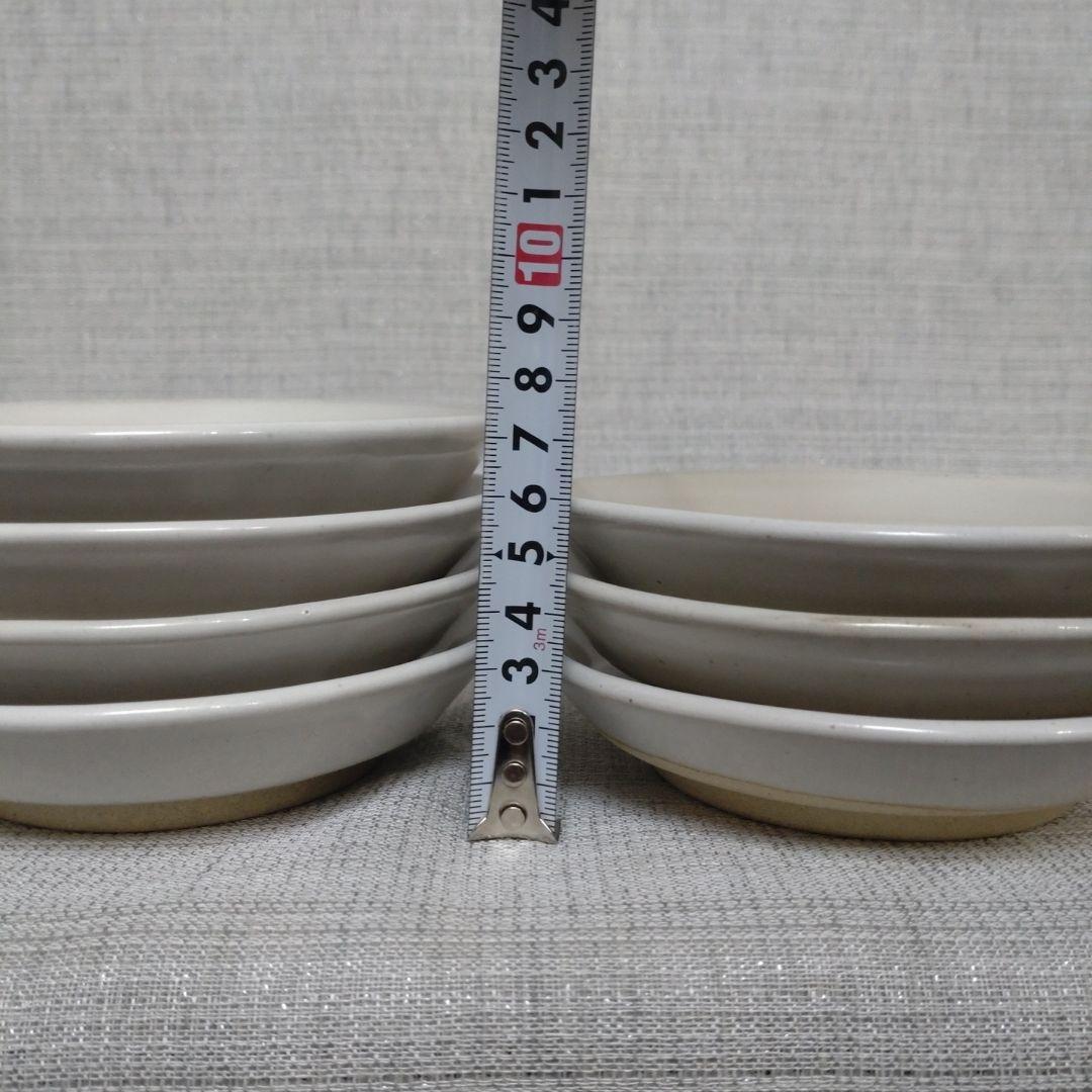 赤膚山元窯　南都七大寺銘々皿　7枚セット　赤膚焼（奈良県）法隆寺　東大寺　興福寺