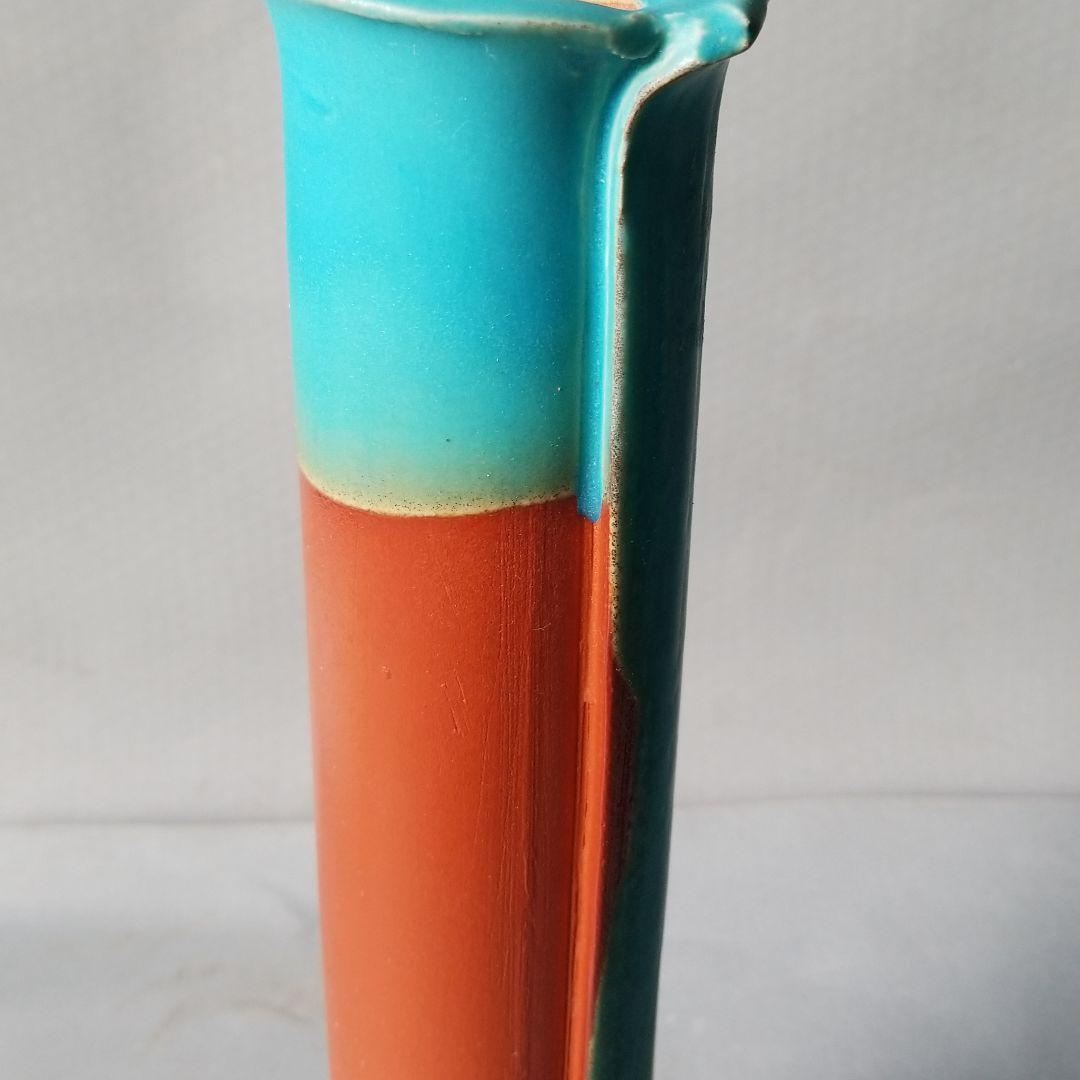 信楽焼 花瓶 花入れ 合わせ掛分け 高さ４１cm