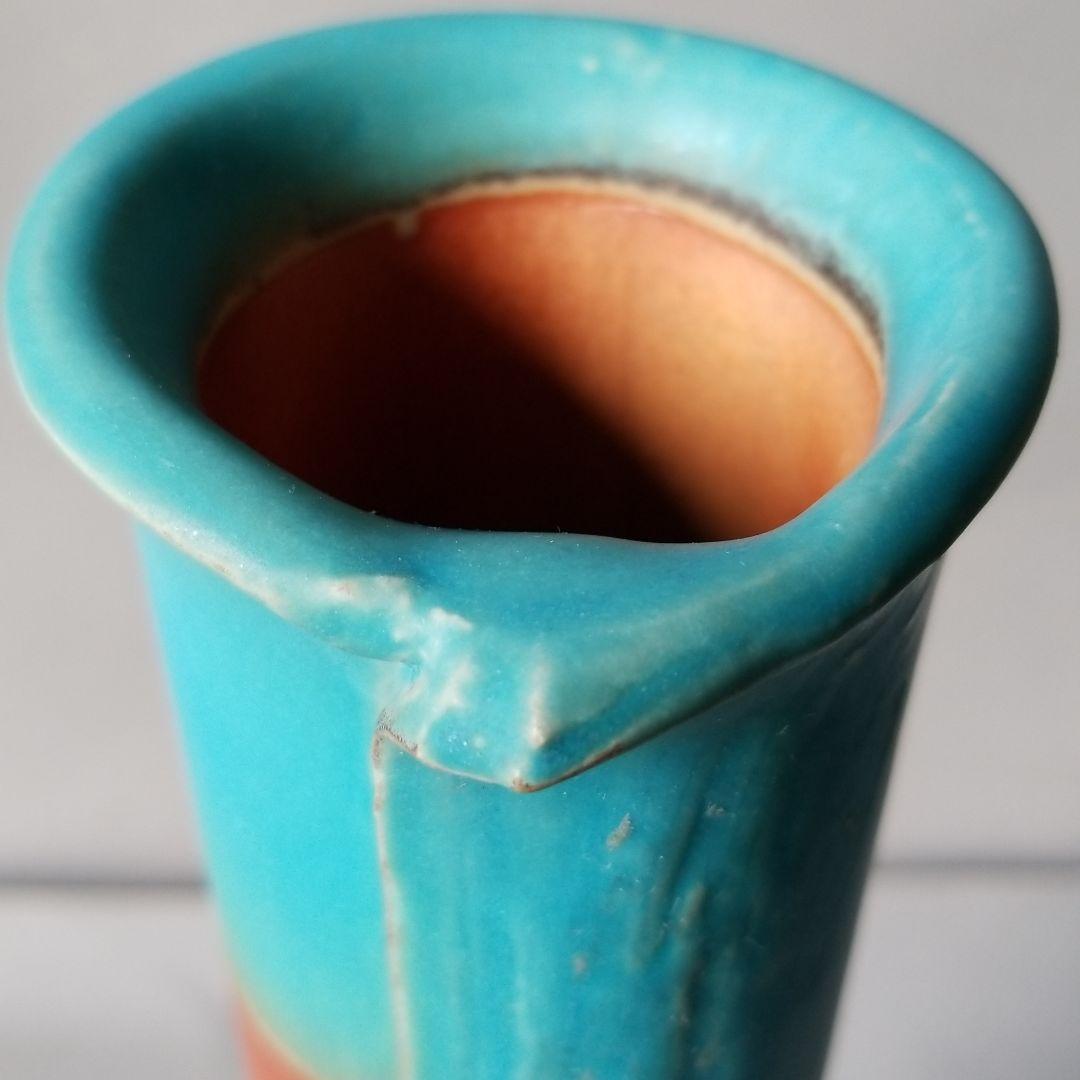 信楽焼 花瓶 花入れ 合わせ掛分け 高さ４１cm