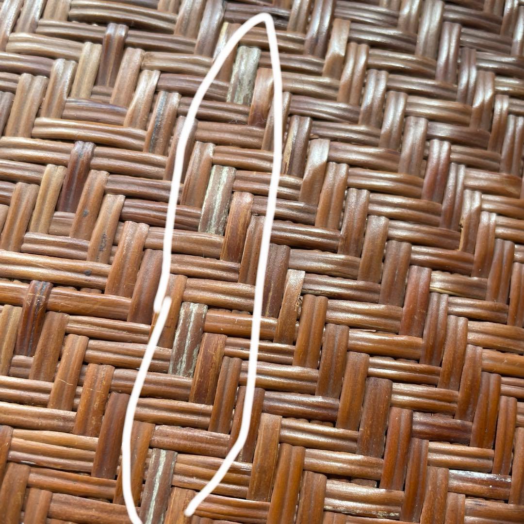 昭和レトロ 柳行李 竹編み かごバッグ バスケット 和装バッグ大43cm