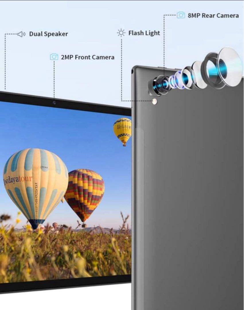 Relndoo Android 14 タブレット 10インチ